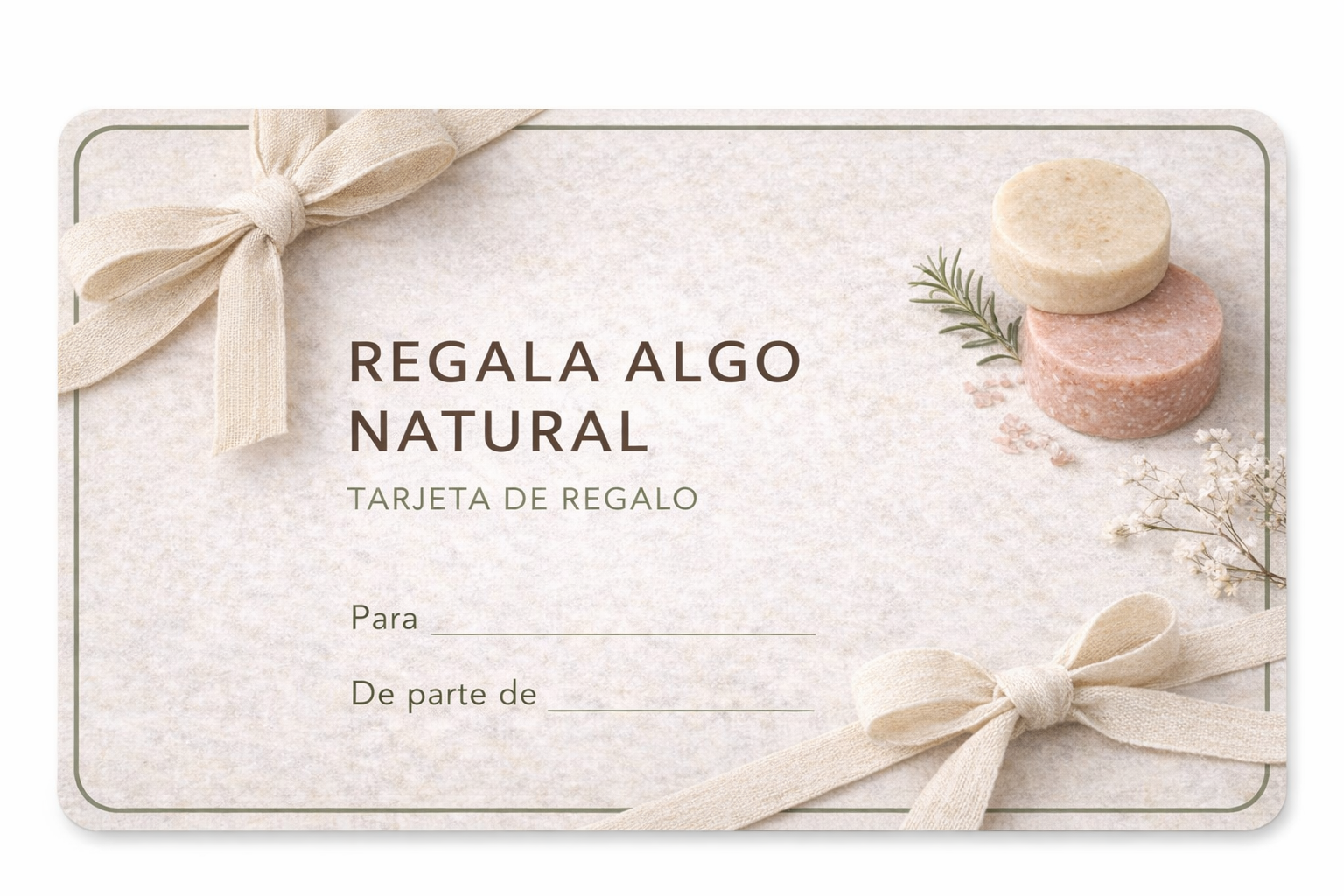 Tarjeta de Regalo Kierete al Natural